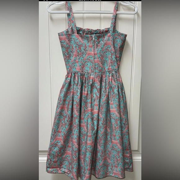 Bernie Dexter Eiffel Tower Paris Pinup Dress Size XS - Picture 2 of 5